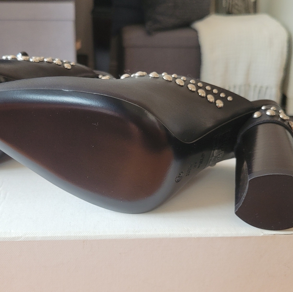 **HP** 3.1 PHILIP LIM Studded Black Leather Booties - Picture 15 of 16